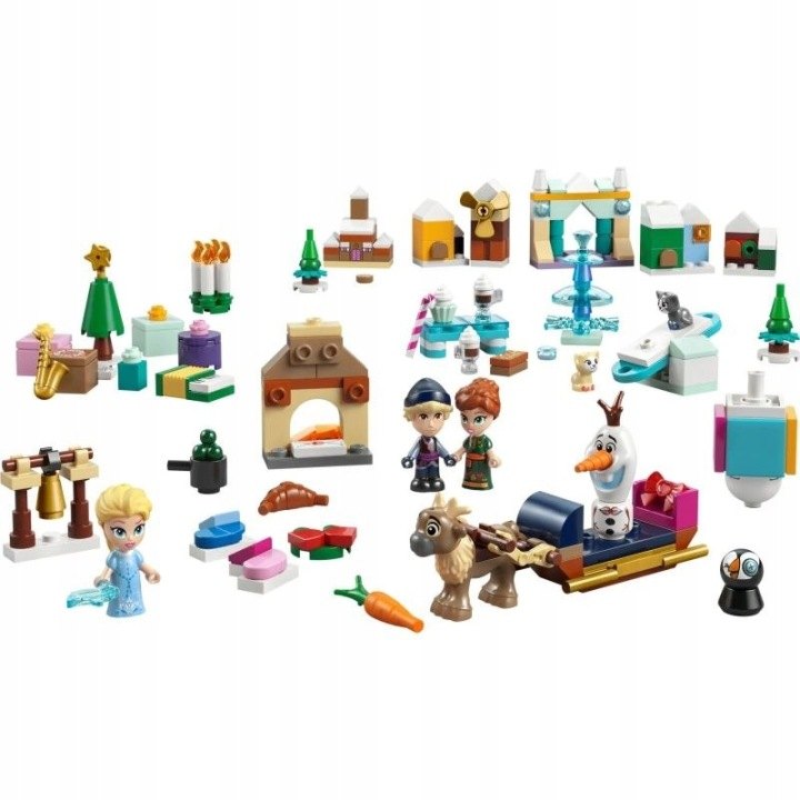 LEGO Disney Frozen 43273 adventný kalendár 2025, 231 dielikov