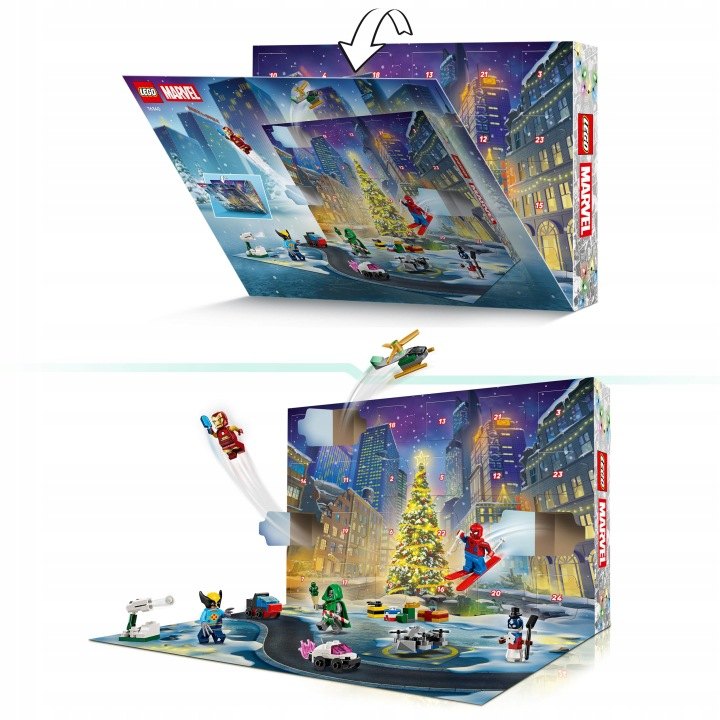 LEGO Marvel 76340 adventný kalendár 2026, 317 dielikov