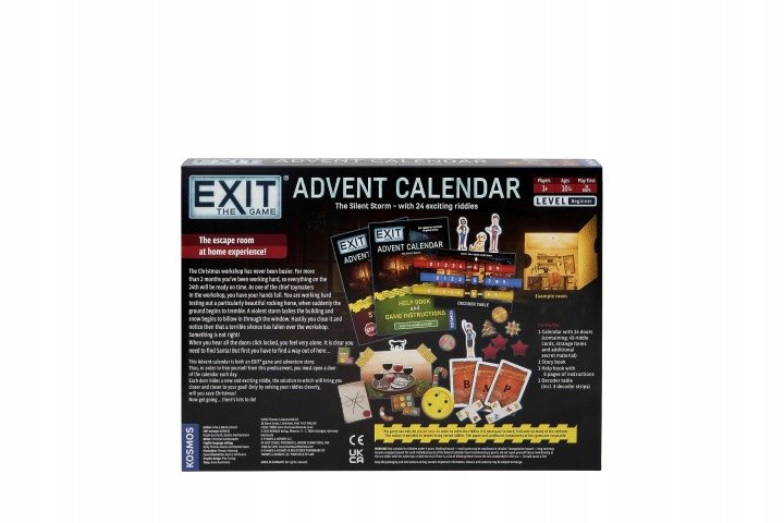 EXIT The Silent Storm adventný kalendár s hádankami