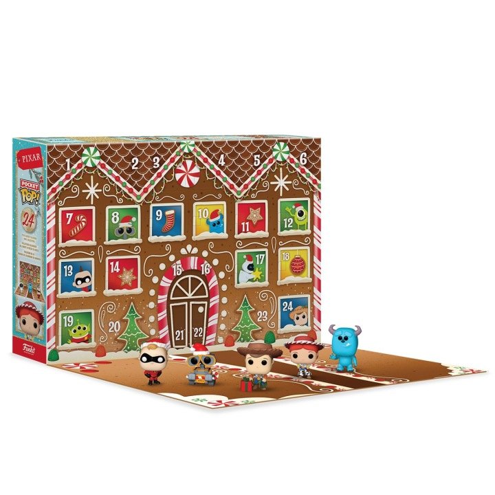 Adventný kalendár Funko Pocket POP! Disney Pixar s 24 figúrkami