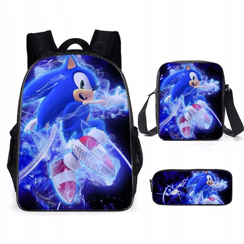 Školský batoh - 3 ks. Sonic the Hedgehog School Bag