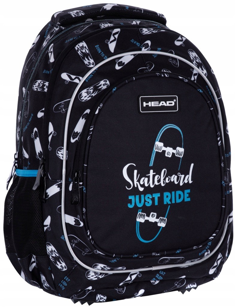 Trojkomorový batoh Head ASTRA SKATEBOARD s motívom skateboardov