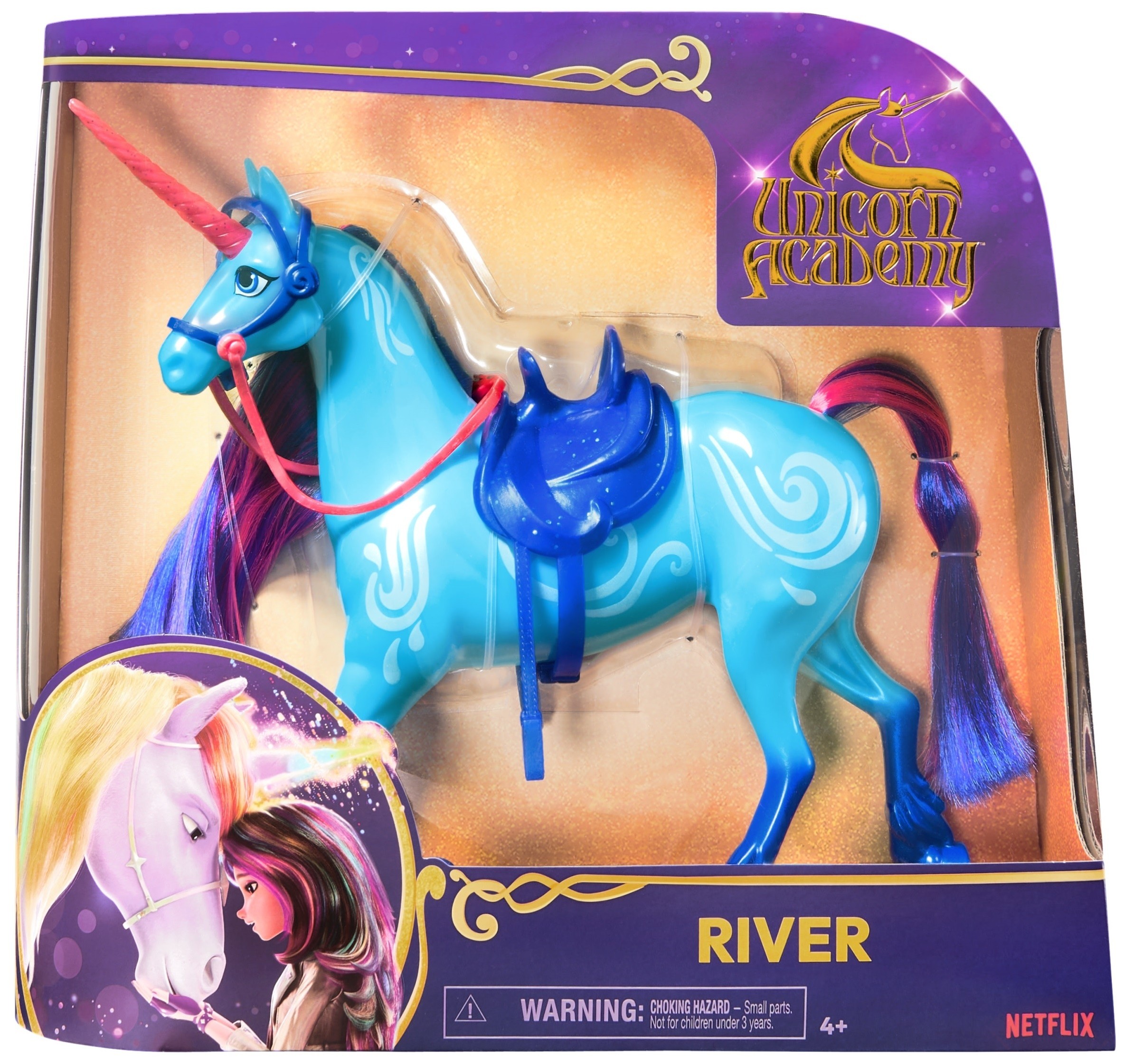 Spin Master Unicorn Academy Brushable Jednorožec 28 cm rieka