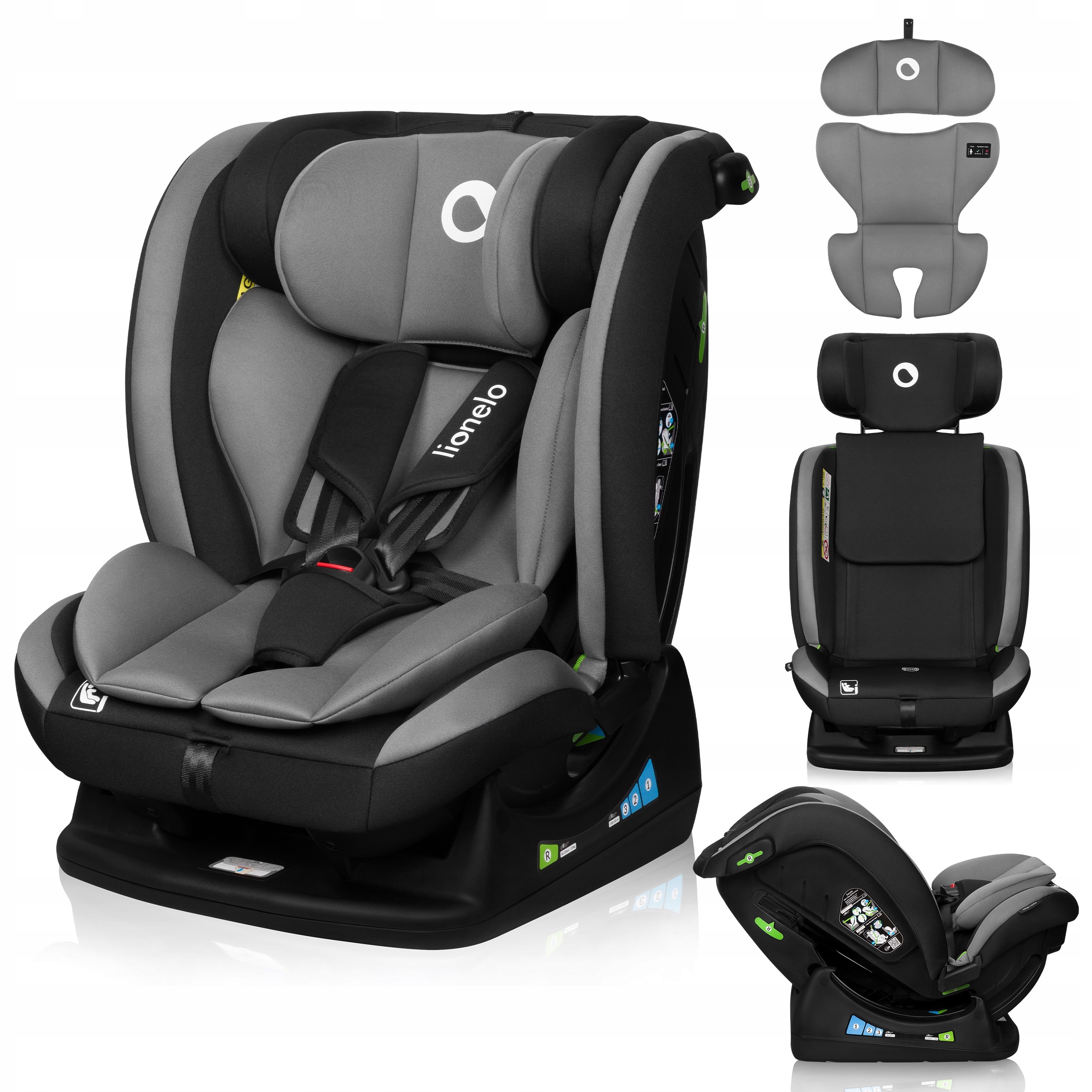 Autosedačka PREDNÁ/ZADNÁ RWF 40-150 cm 0-36 kg Lionelo AART I-SIZE