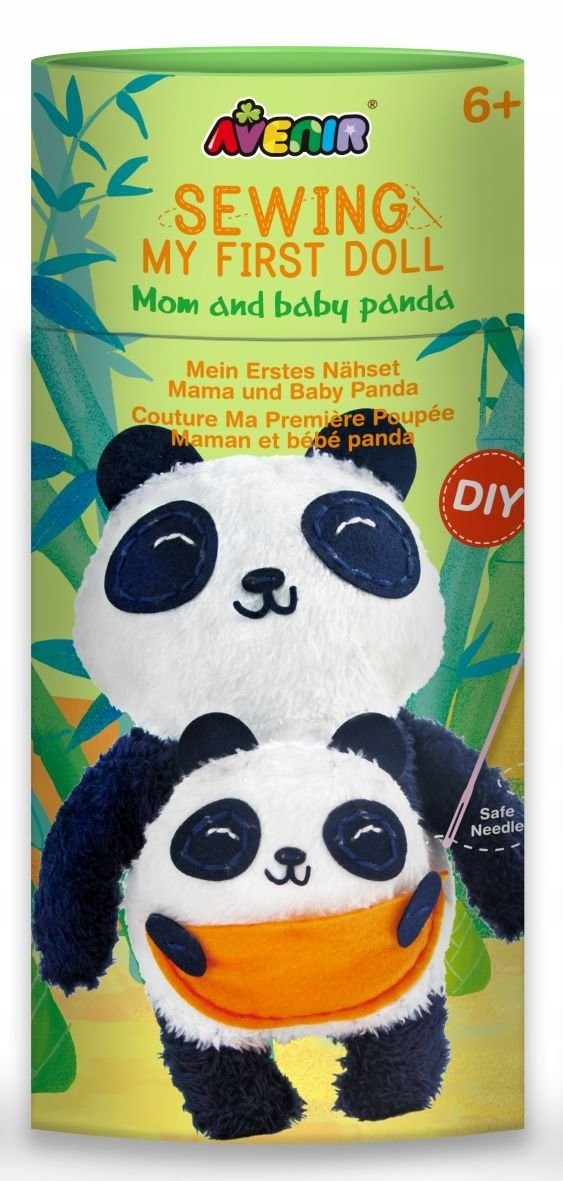 Moja prvá bábika, ktorú som šila - Panda