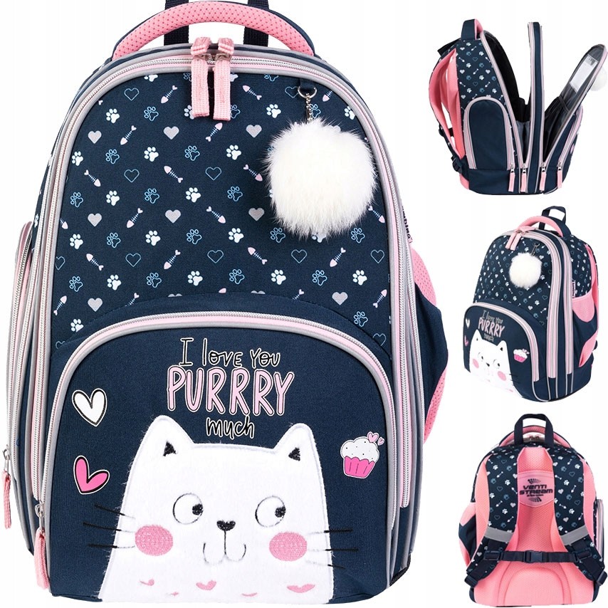 Školský batoh - Batoh školy Bambino School Bag School s Kitty Trieda 1