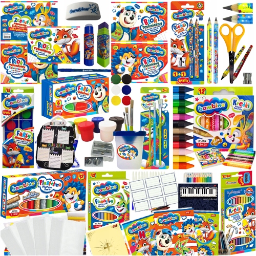 ART SET ŠKOLSKÉ LAYET PRE DETI BAMBINO 22 ks.