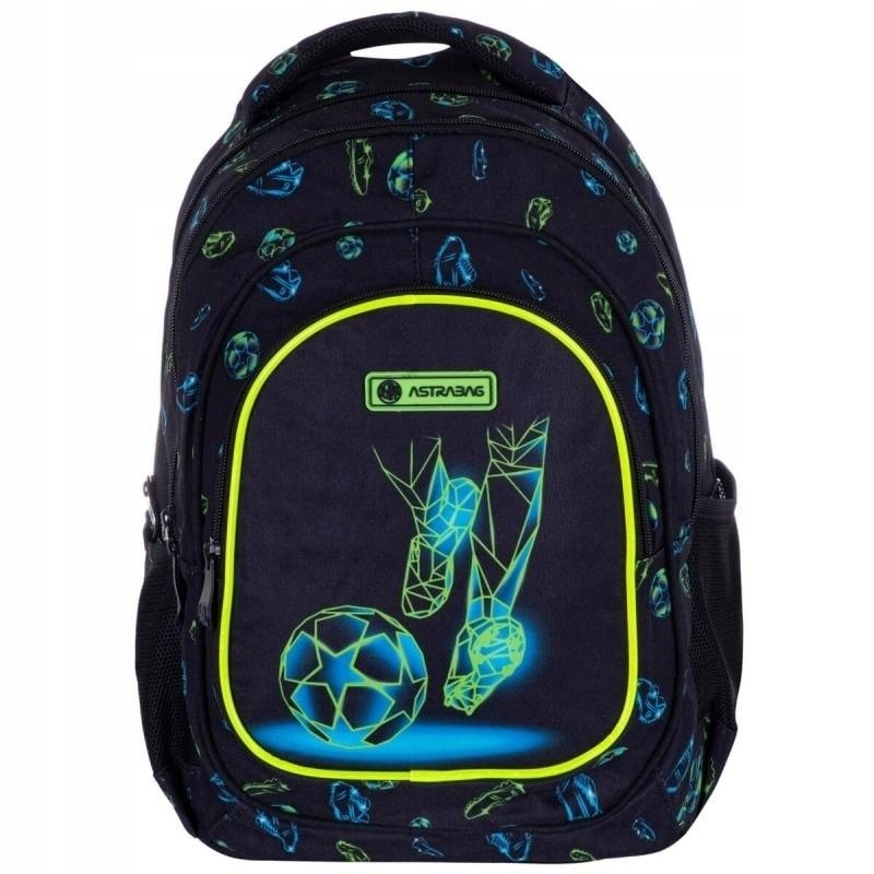 Školský batoh Astrabag Football Motion AD330 ASTRA s vodoodporným materiálom