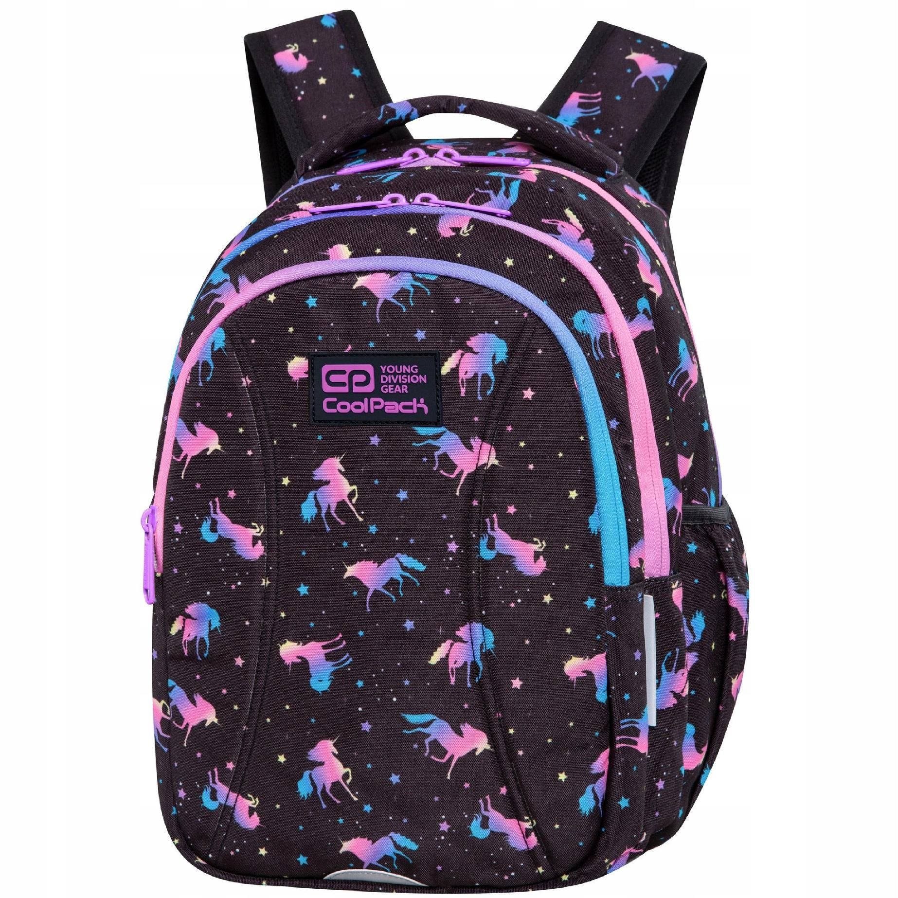 Viackomorový školský batoh Coolpack C48234 Joy S Dark Unicorn 21 rokov
