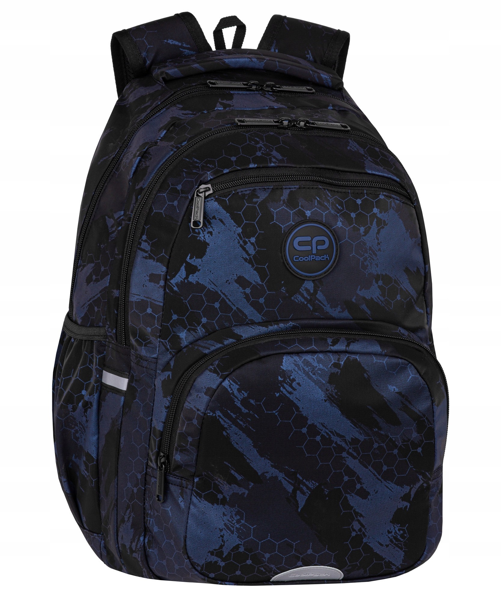 Mládežnícky školský batoh CoolPack Pick Trace Navy s dvoma komorami
