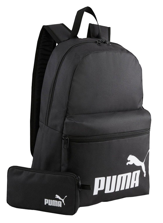 Jednokomorový školský batoh Puma, čierny, 19 rokov