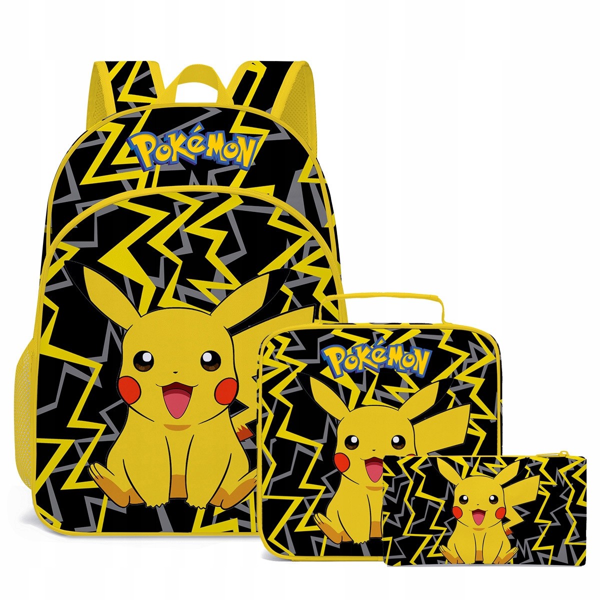 Pokemon Neznačkový viackomorový školský batoh Shades of blue 1 l