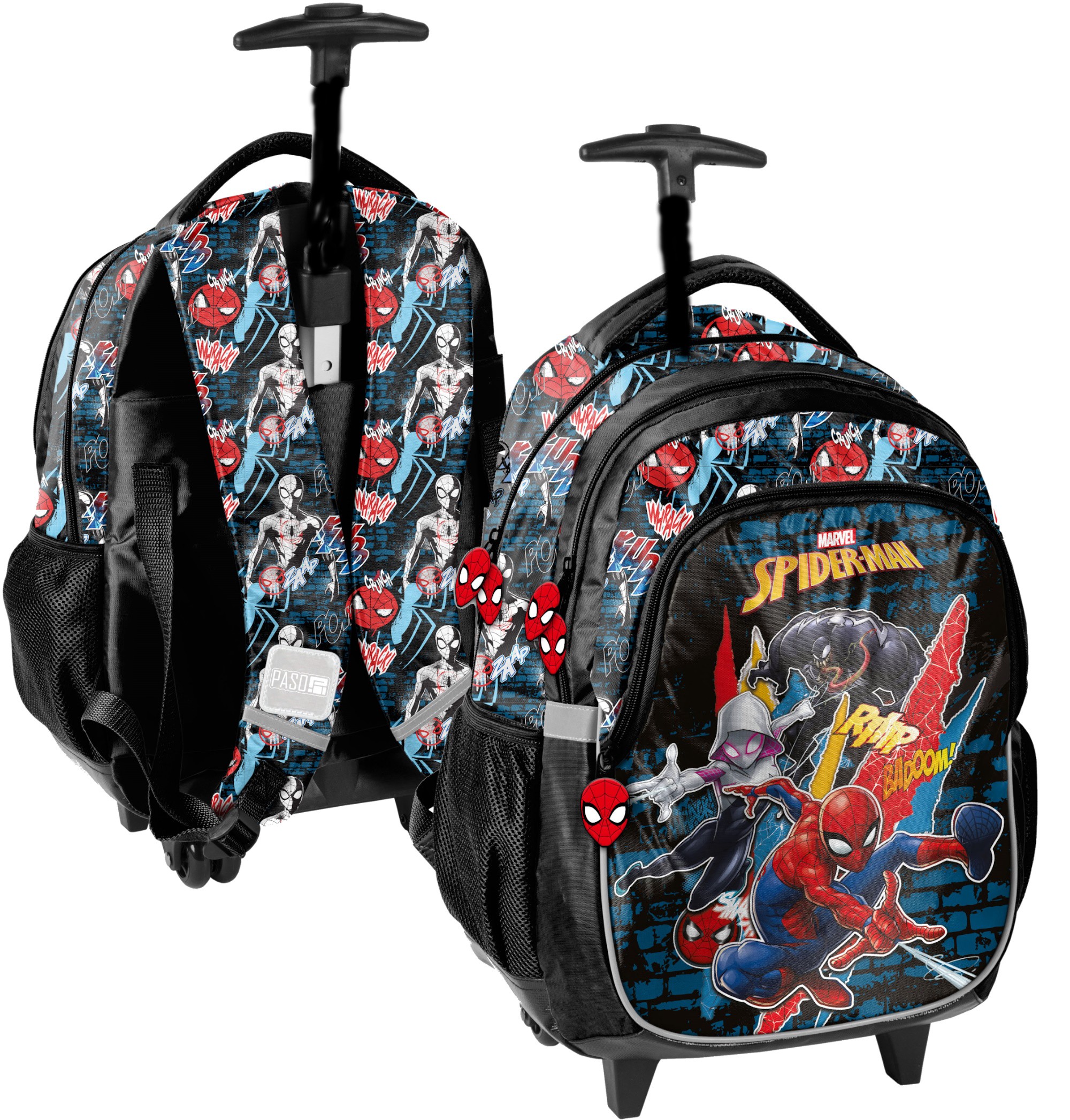 Školský batoh na kolieskach Paso Marvel Spider-Man SP24GG-997
