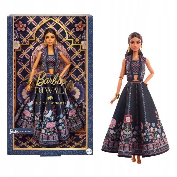 Bábika Barbie s motýlikmi a vlasmi