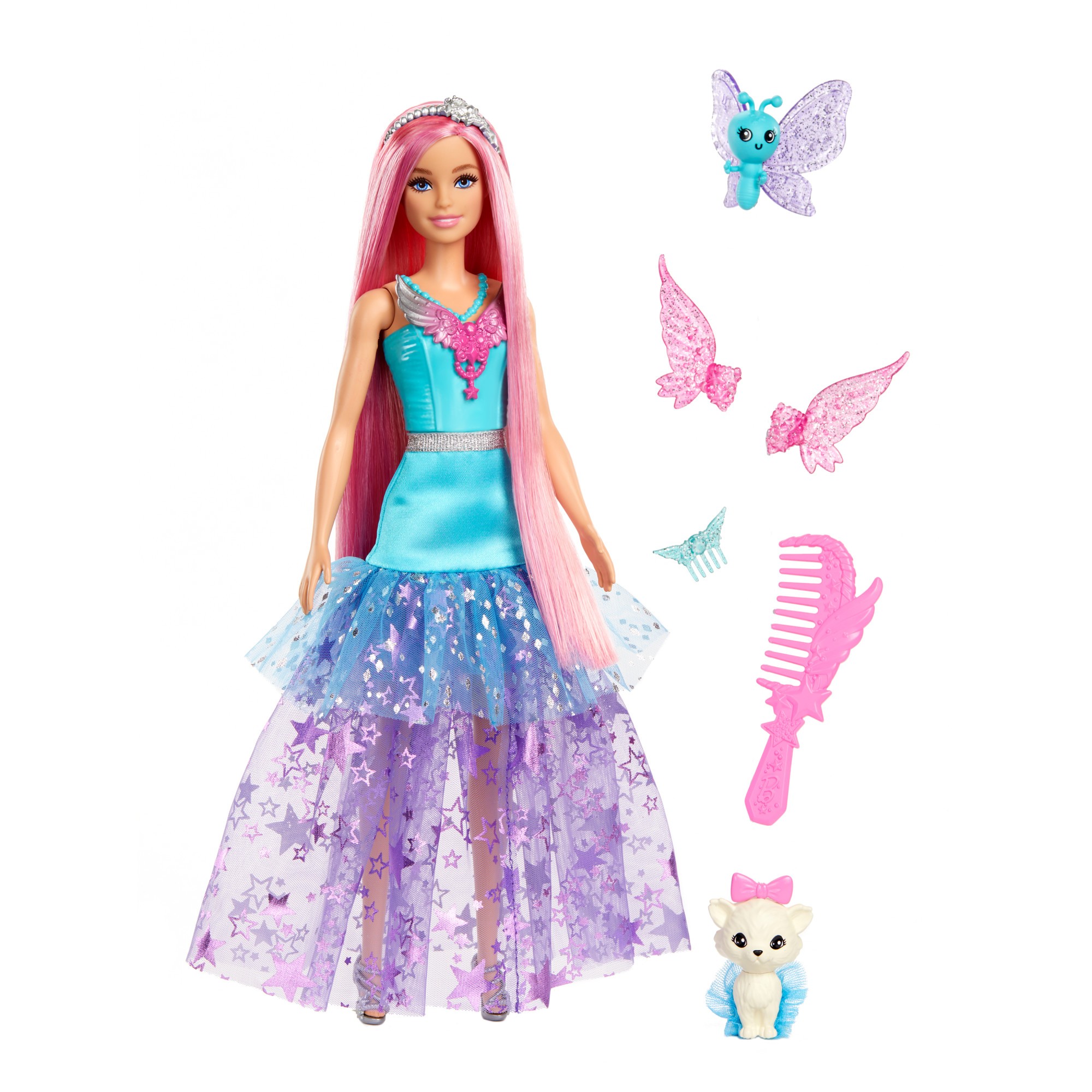 Bábika Barbie Magic Movie so zvieratkami