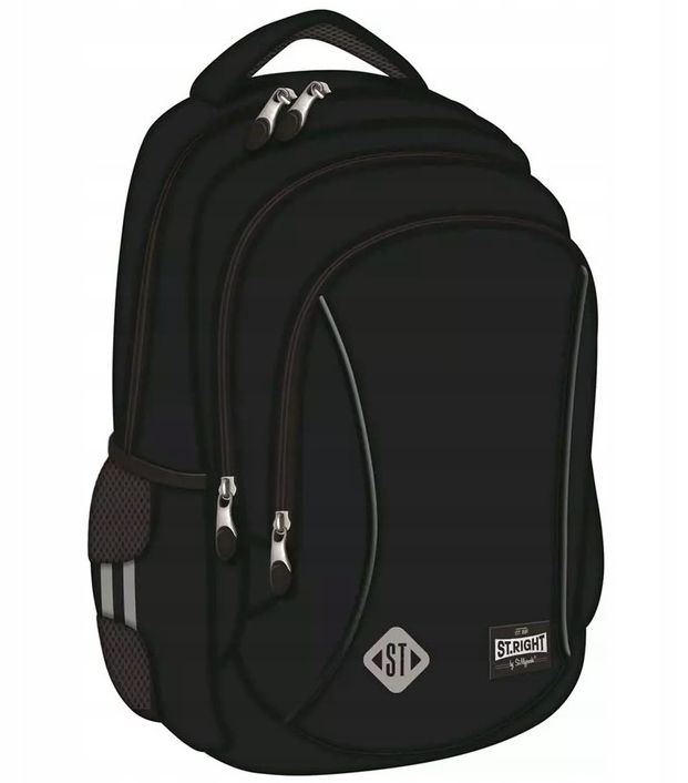 Trojkomorový batoh 17" St. Black Vintage od Majewski