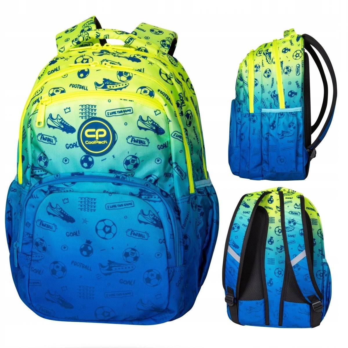 Viacúčelový Batoh CoolPack PICK 23 L s Futbalovým Motívom