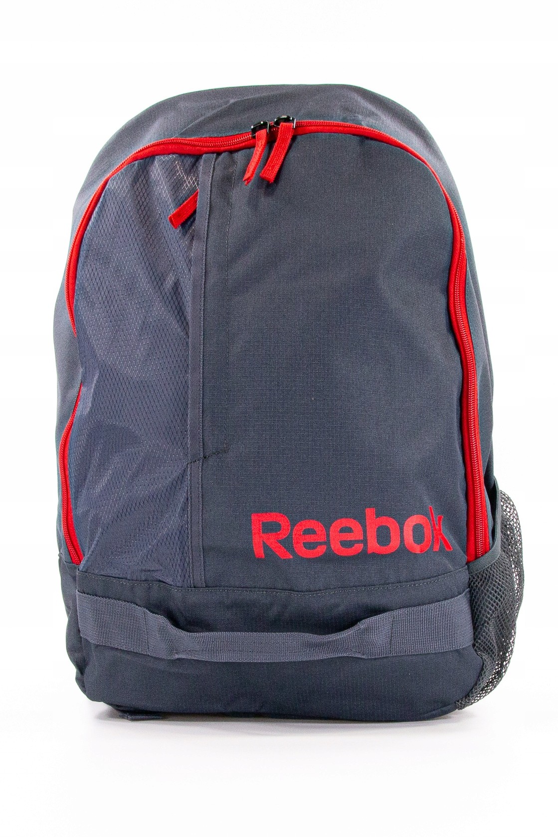 Jednokomorový školský batoh Reebok, čierny, odtiene červenej