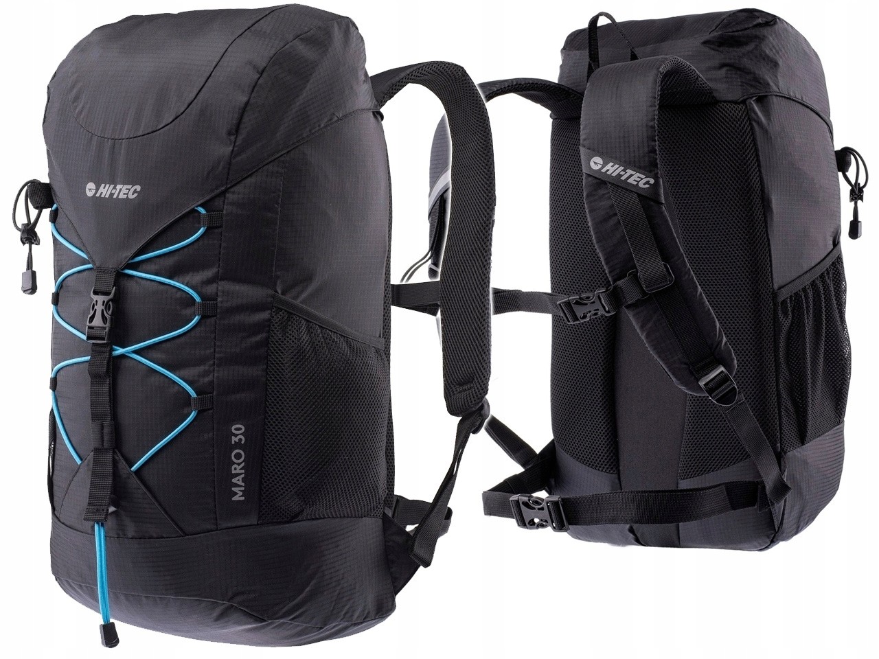 Hi-Tec Maro turistický batoh 20-40 l čierny