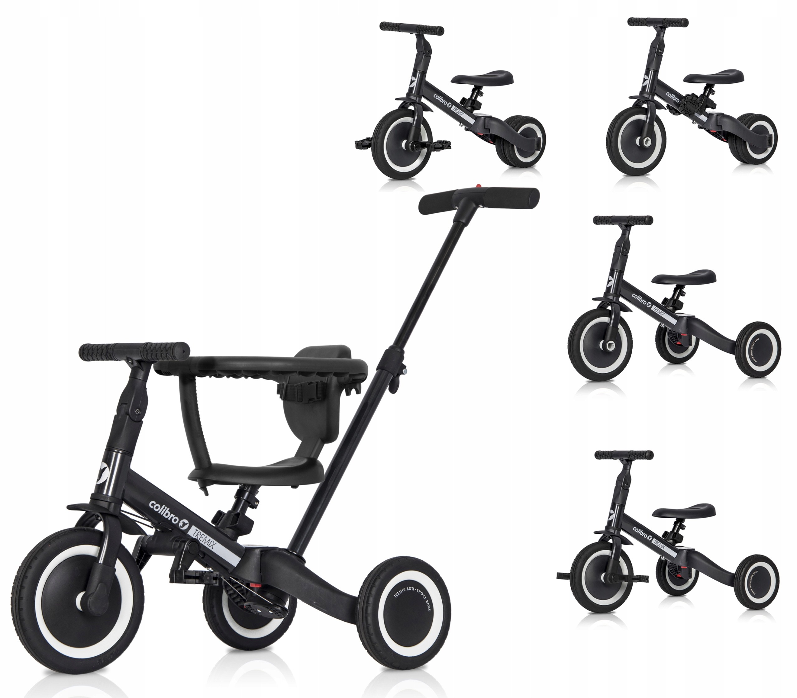 Balančný bicykel Colibro TREMIX UP 8" Black