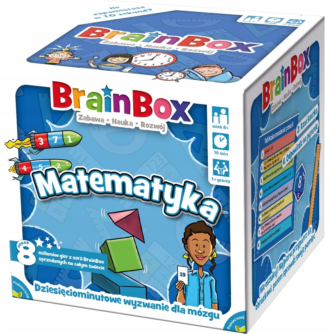 Spoločenská hra BrainBox - Matematika (druhé vydanie) Rebel