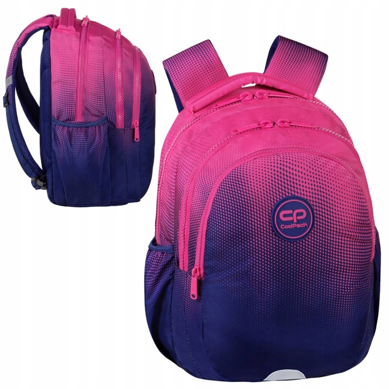 CoolPack viackomorový školský batoh Shades of blue, Shades of pink 21 rokov