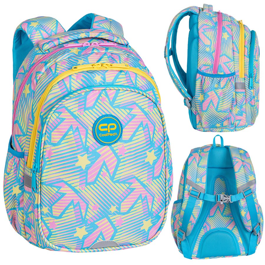 Školský batoh - Coolpack Jerry Dancefloor School Batoh Houses A4