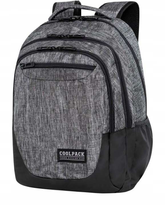 Školský batoh - Coolpack Soul Grey Youth School Batoh
