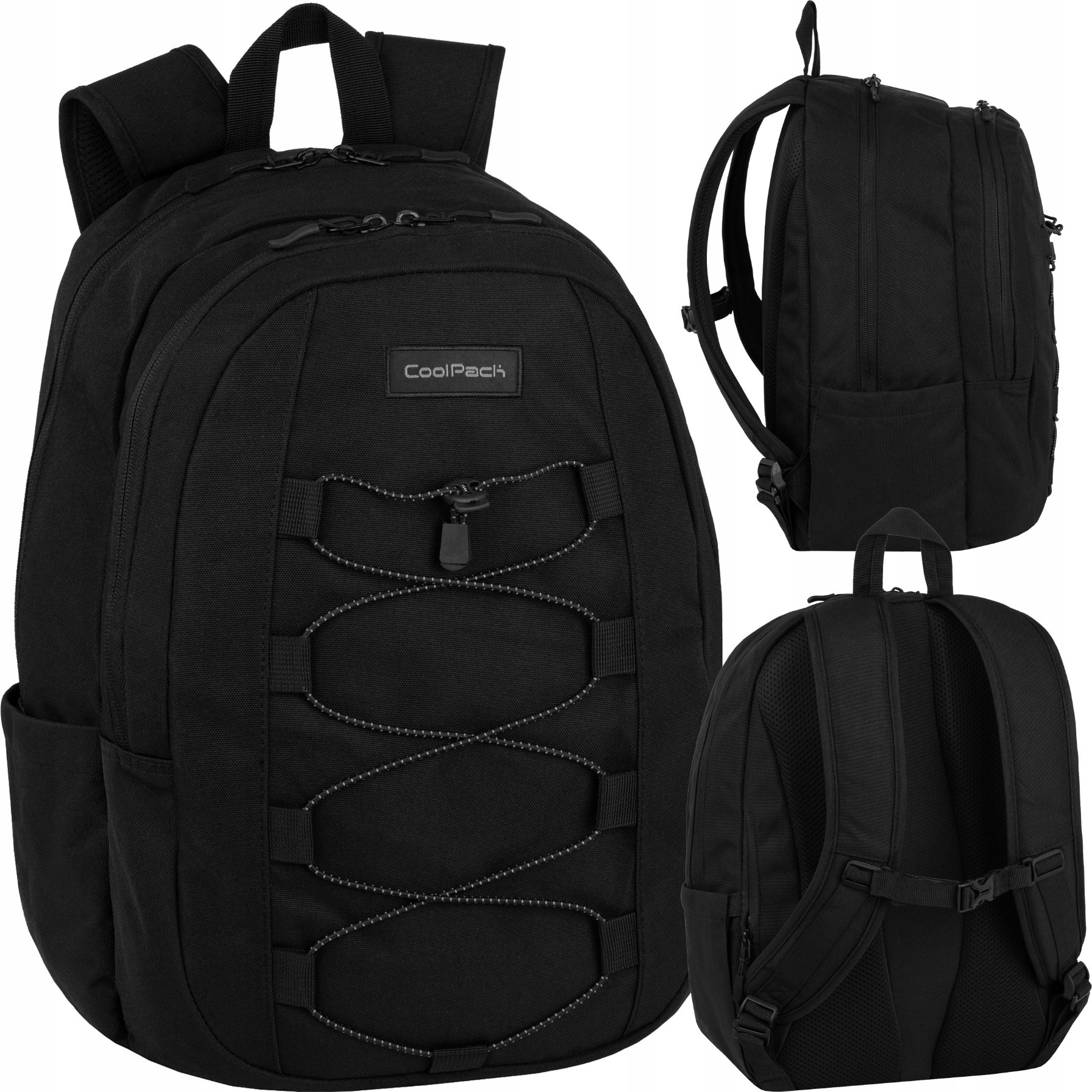 Školský batoh Coolpack Trooper s dvojitou komorou a puzdrom na notebook