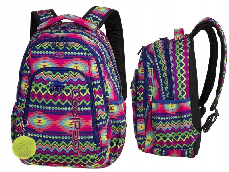 Školský batoh - Coolpack boho batoh +pompom pre dievča