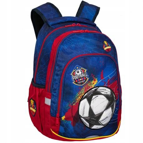 COOLPACK Školský Batoh pre Chlapca s Futbalovým Motívom