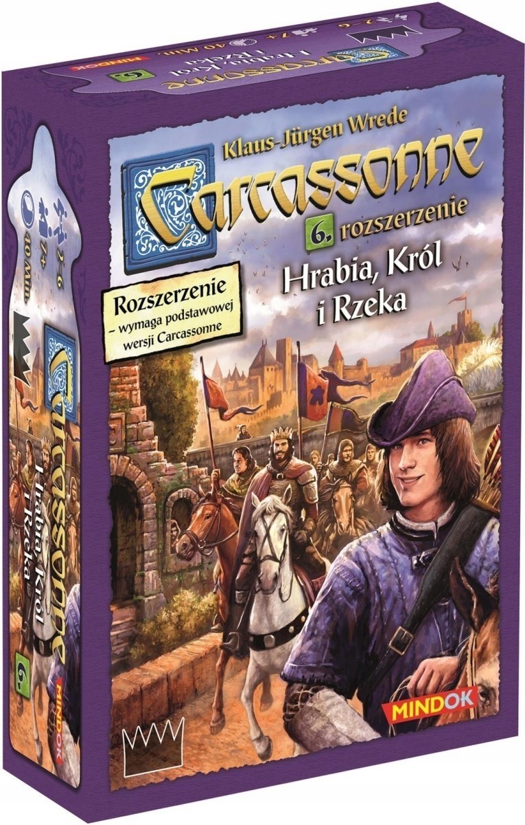 Spoločenská hra Carcassonne Gróf, kráľ a riečny bard
