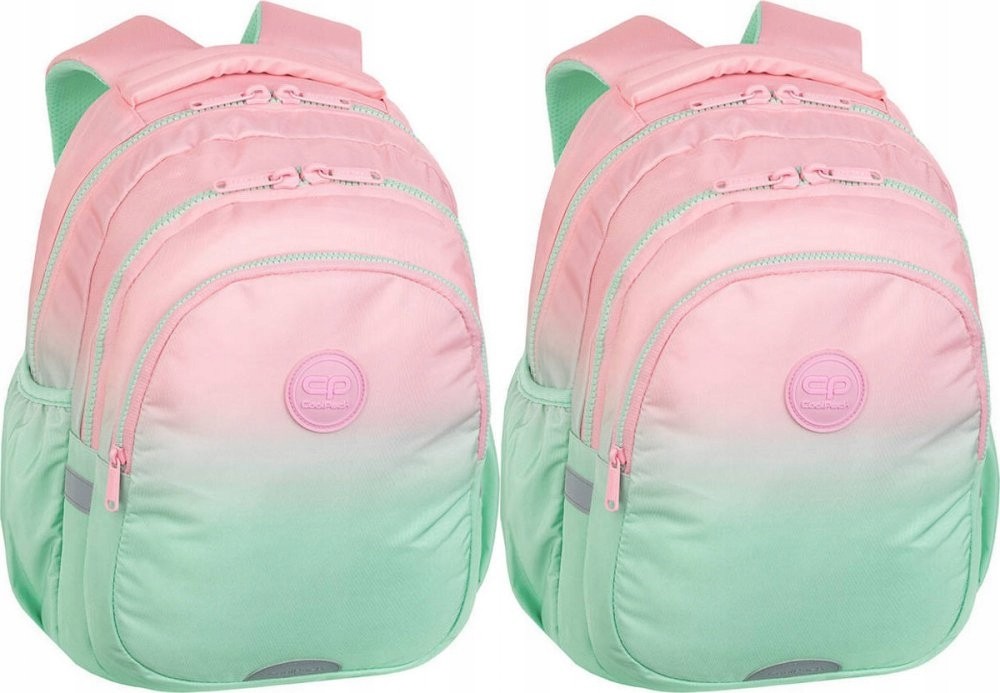 Školský batoh Coolpack Jerry Gradient Strawberry s 3 priehradkami