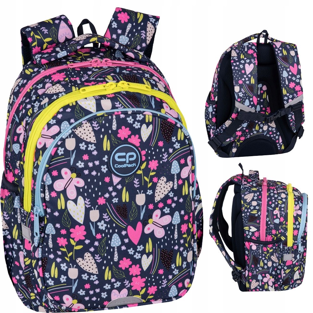 Školský batoh Coolpack Jerry pre dievčatá 1-3 ročník - In The Garden F029831