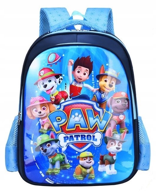 Školský viackomorový batoh Paw Patrol Shades of blue