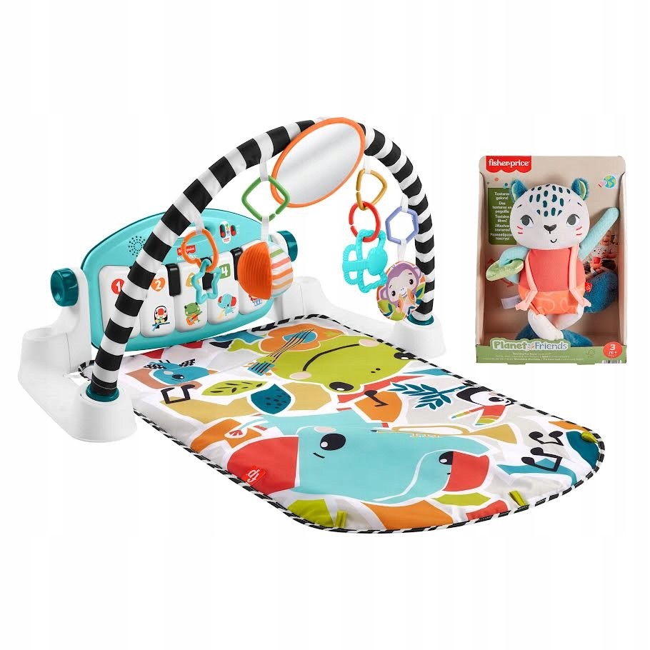 FISHER PRICE Hracia podložka na klavír s hudobnými zvieratkami