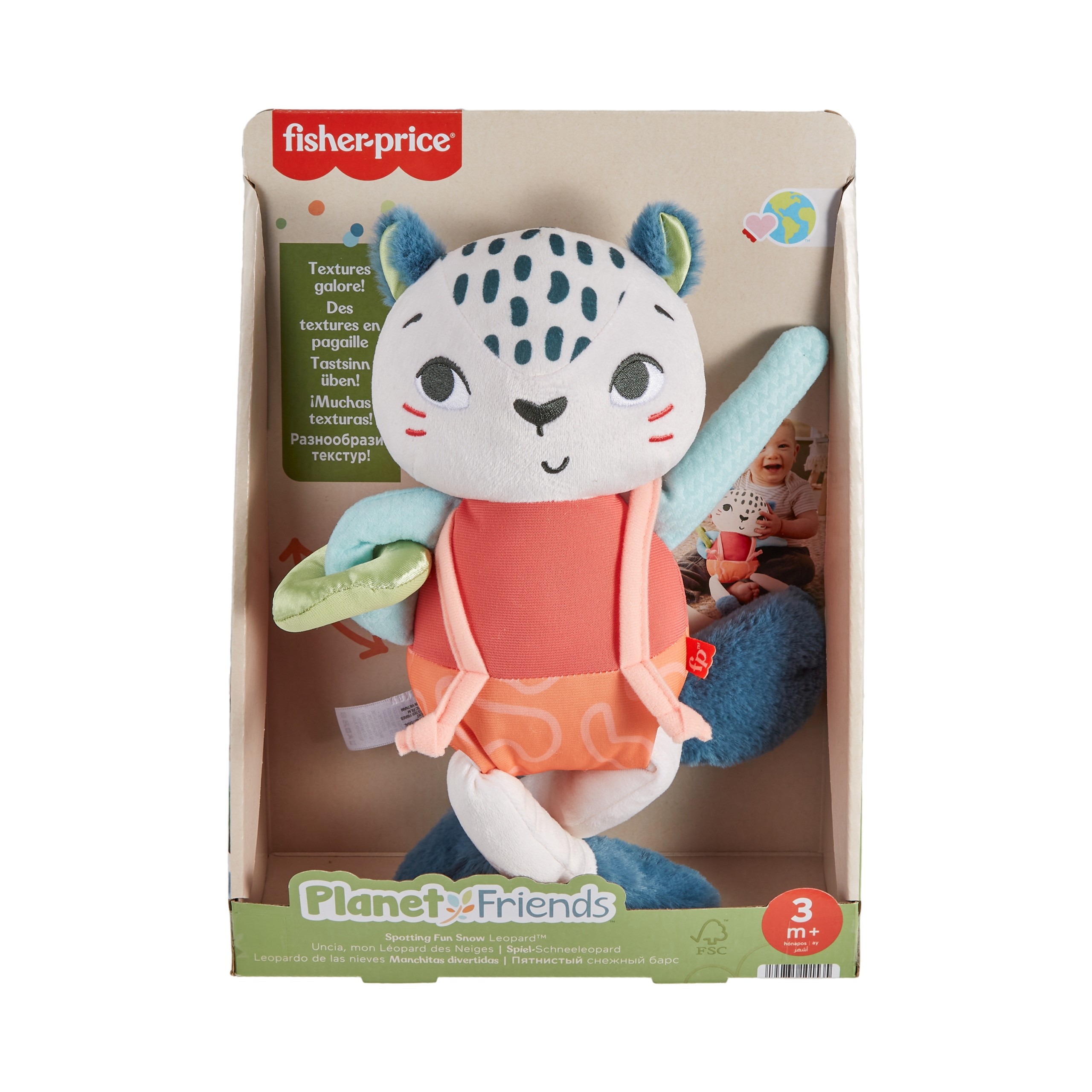 Fisher-Price Plyšová hračka Panther z Planet Friends