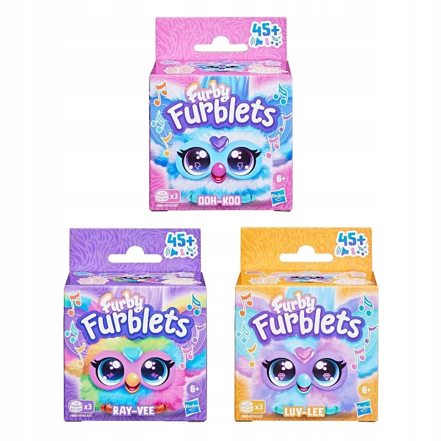 Interaktívny maskot Furby Furblest s 3 ks v balení
