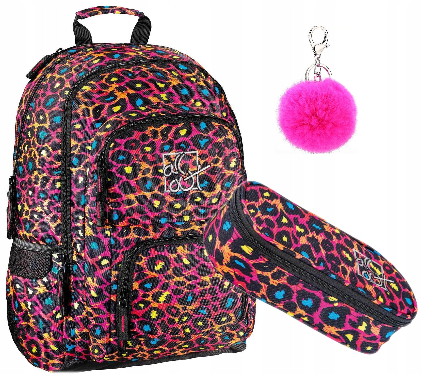 Školský batoh - Hama All Out Backpack School Cencil Case Panther 2in1