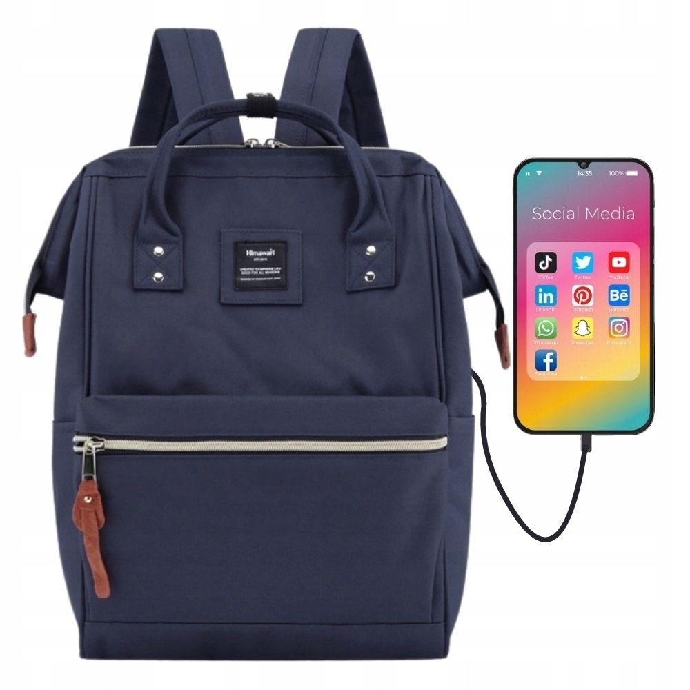 Himawari® Mestský športový batoh na laptop – Vhodný do školy aj práce