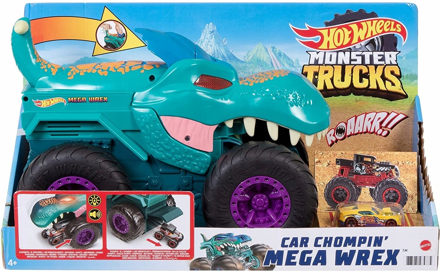 Mattel Hot Wheels Car Eater Mega Wrex