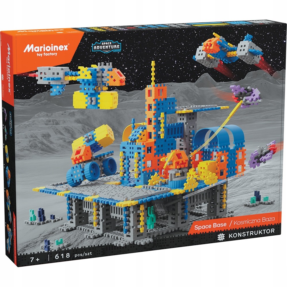 WAFFLE MARIOINEX BLOCKS MINI SPACE BASE 618 EL