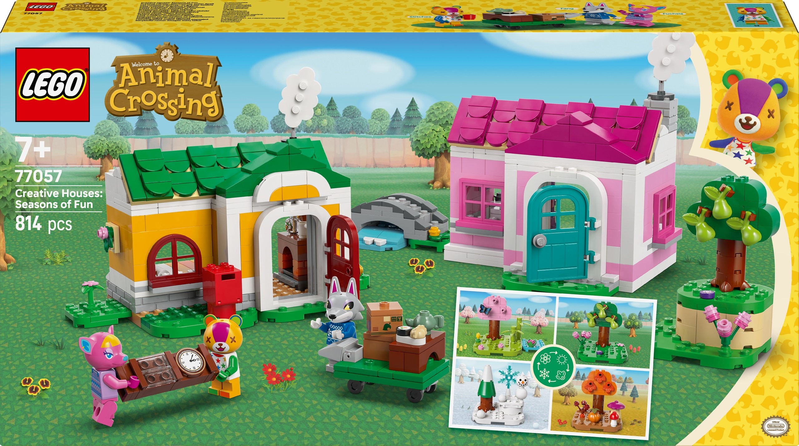 LEGO Animal Crossing 77057 Kreatívne domy: Čas na hranie