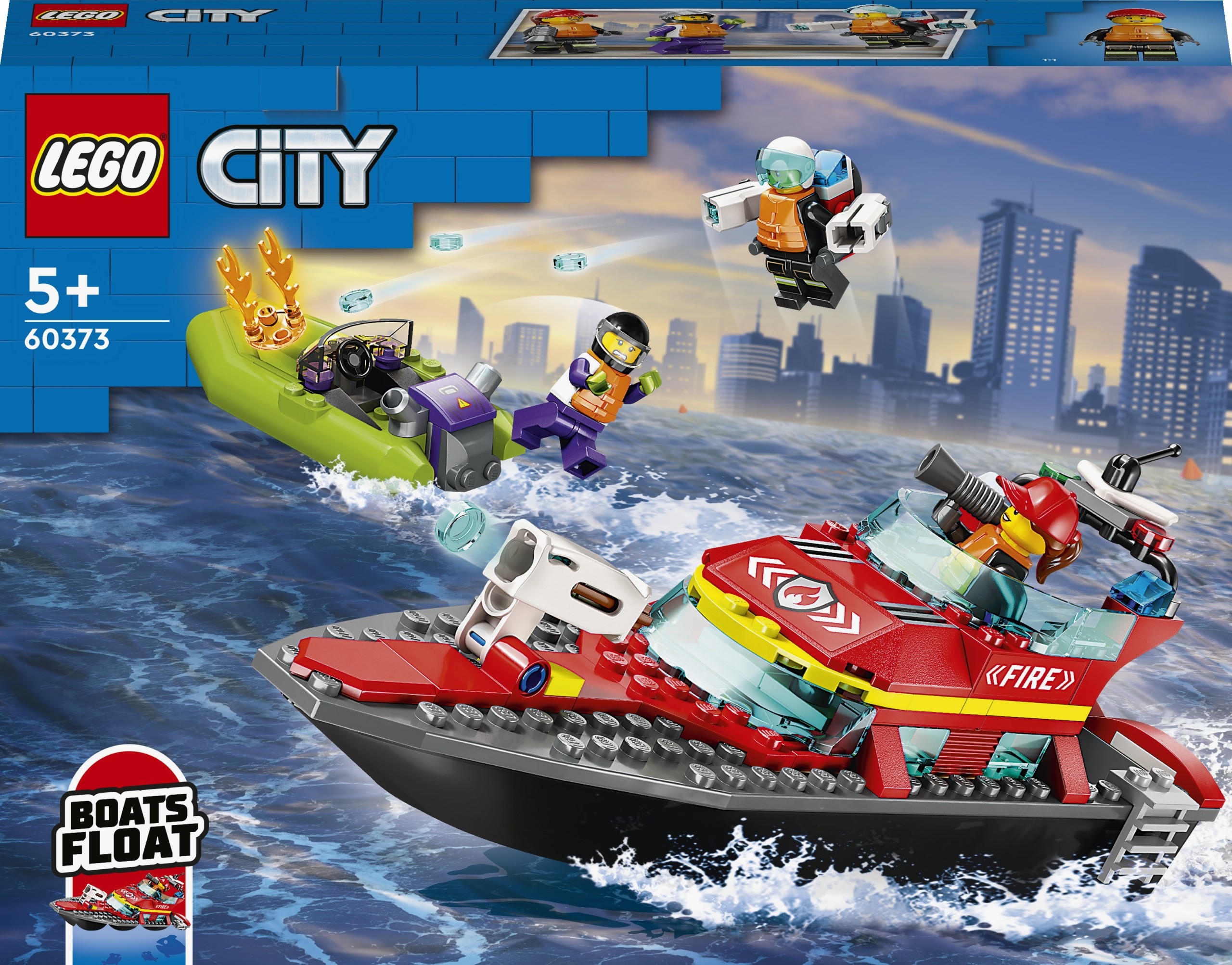 LEGO City 60373 Hasičský čln