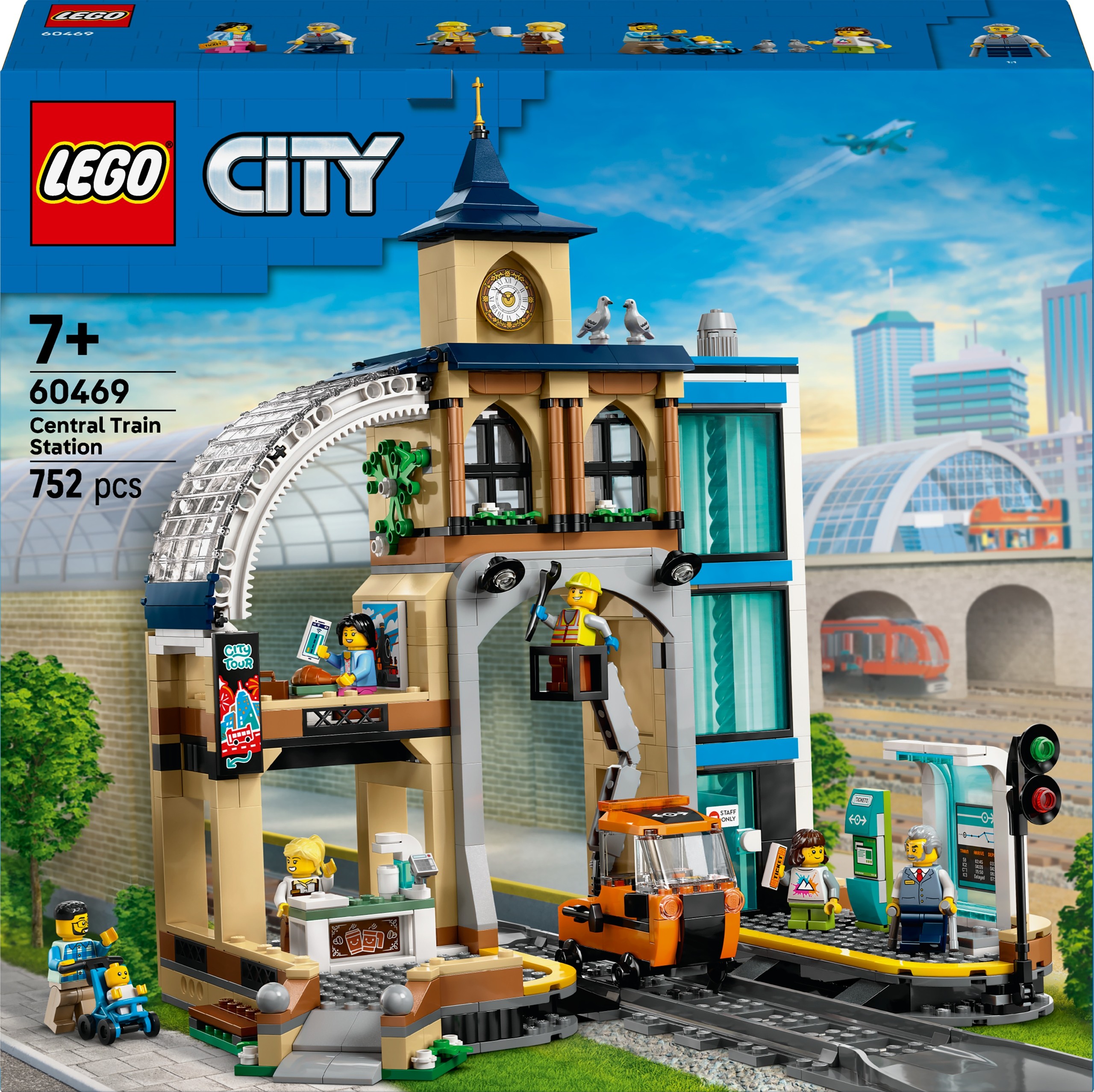 LEGO City 60469 City 60469 Hlavná železničná stanica