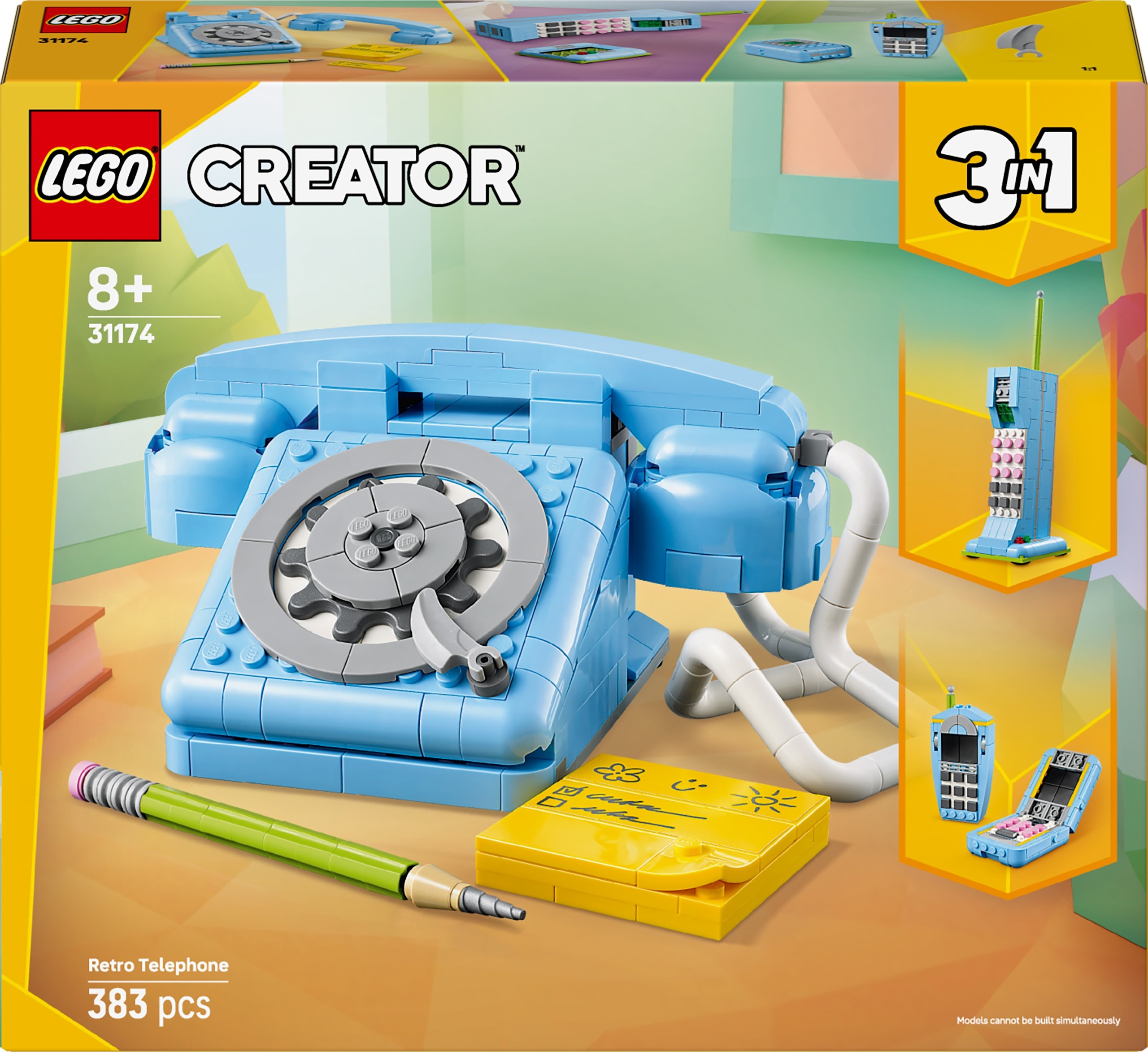 LEGO Creator 3 v 1 31174 Creator 3v1 31174 Retro telefón