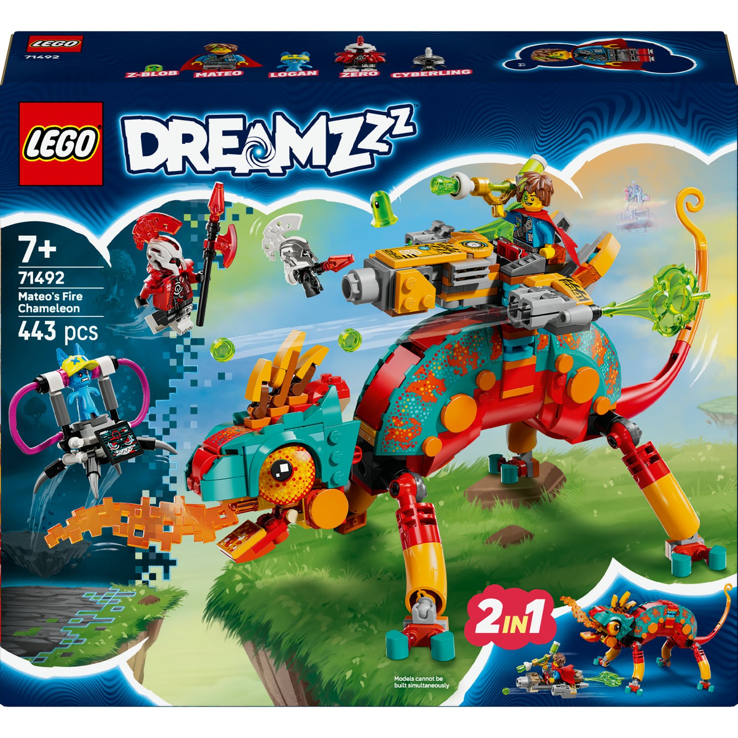 LEGO DREAMZzz 71492 Mateo a jeho ohnivý chameleón