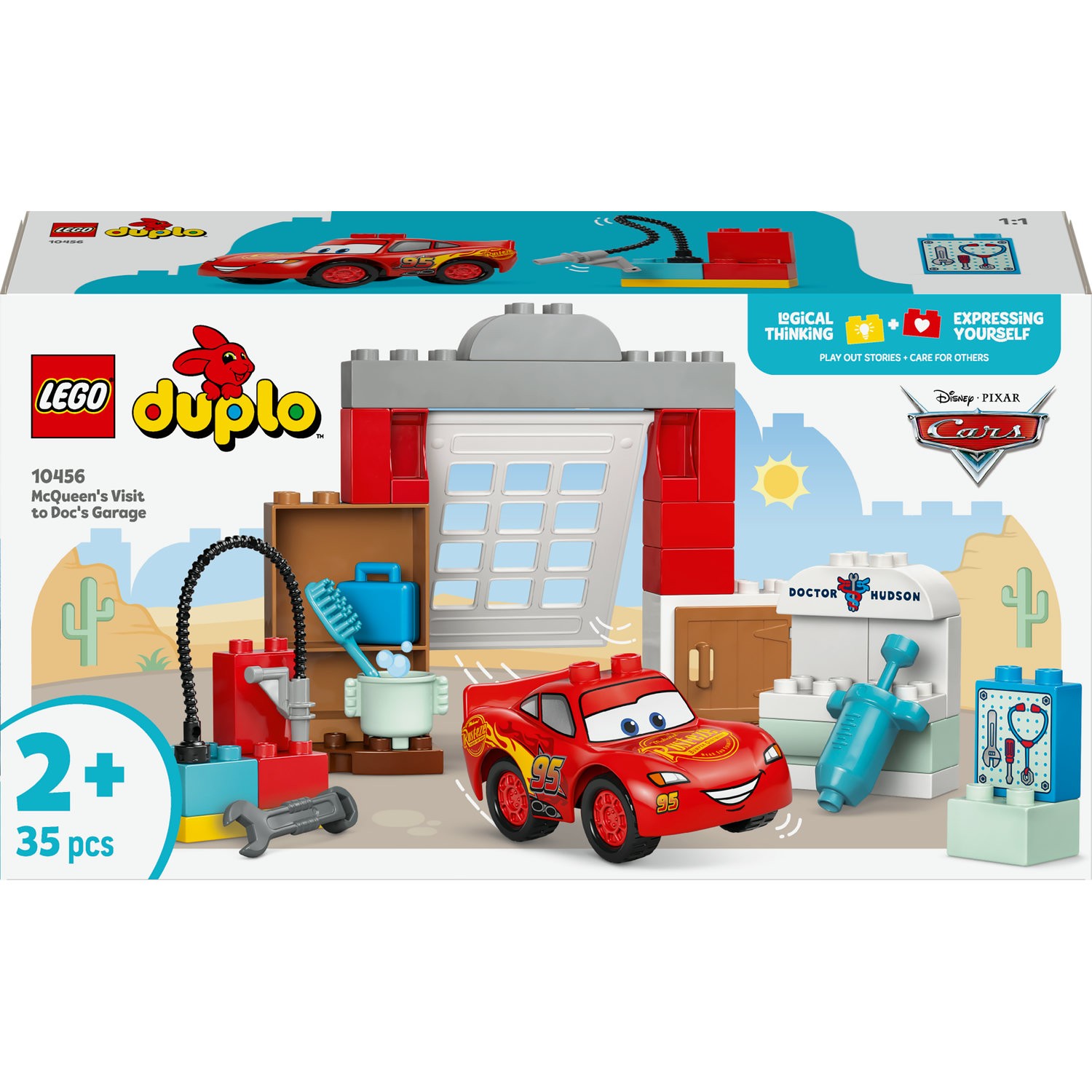 LEGO DUPLO 10456 LEGO DUPLO Disney 10456 McQueen a návšteva dielne Dr. Hudsona