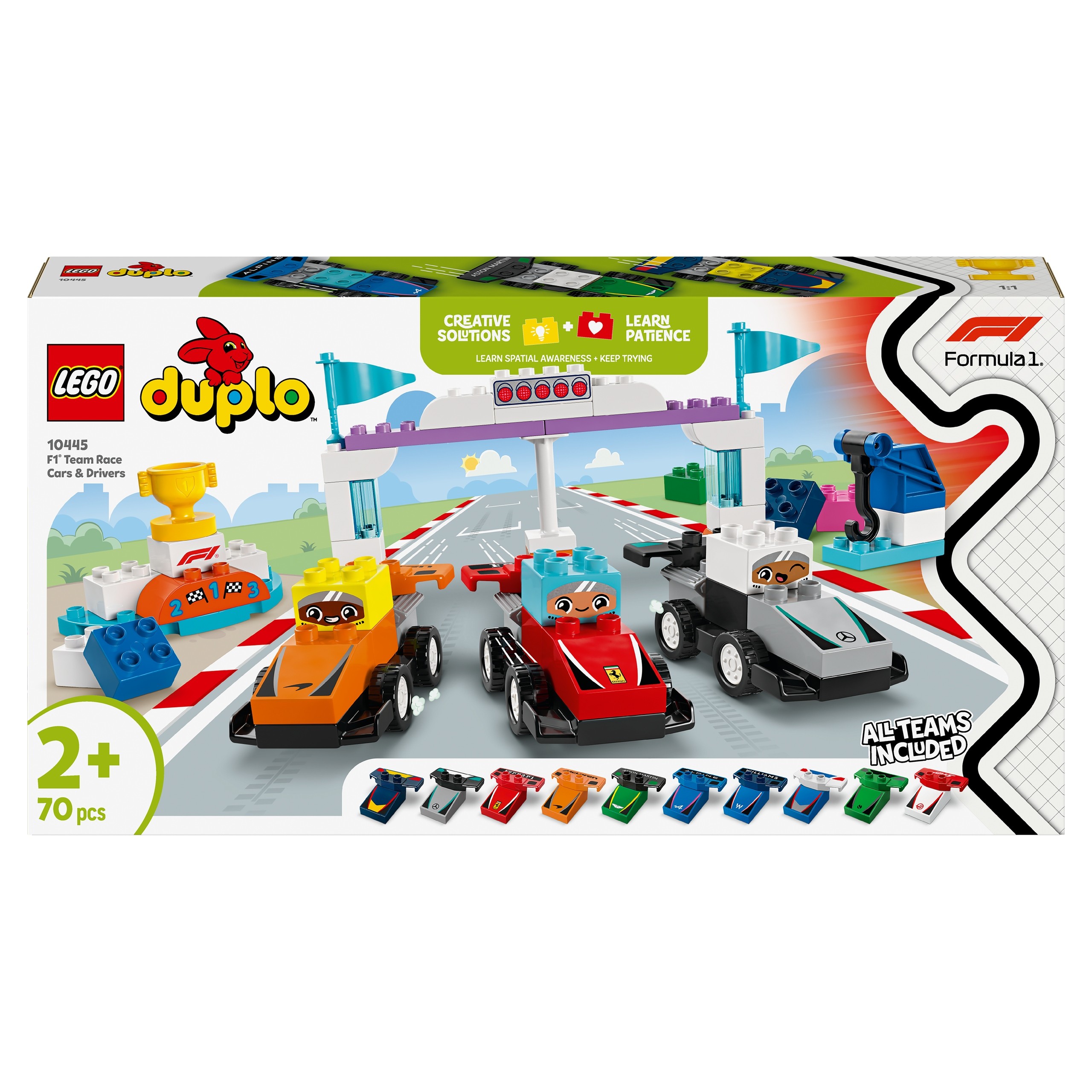 LEGO DUPLO F1 Autá a jazdci 10445
