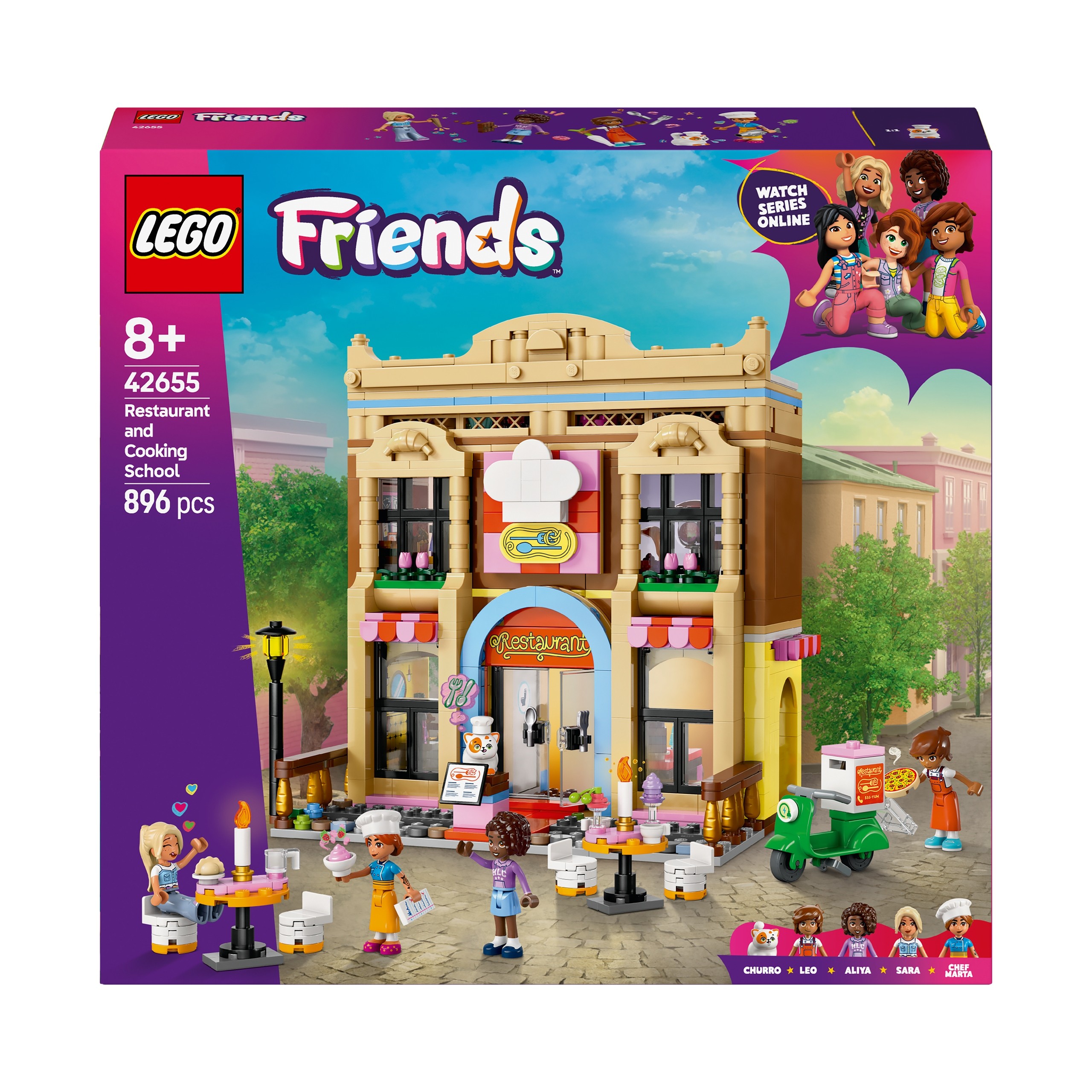 LEGO Friends 42655 Reštaurácia a škola varenia